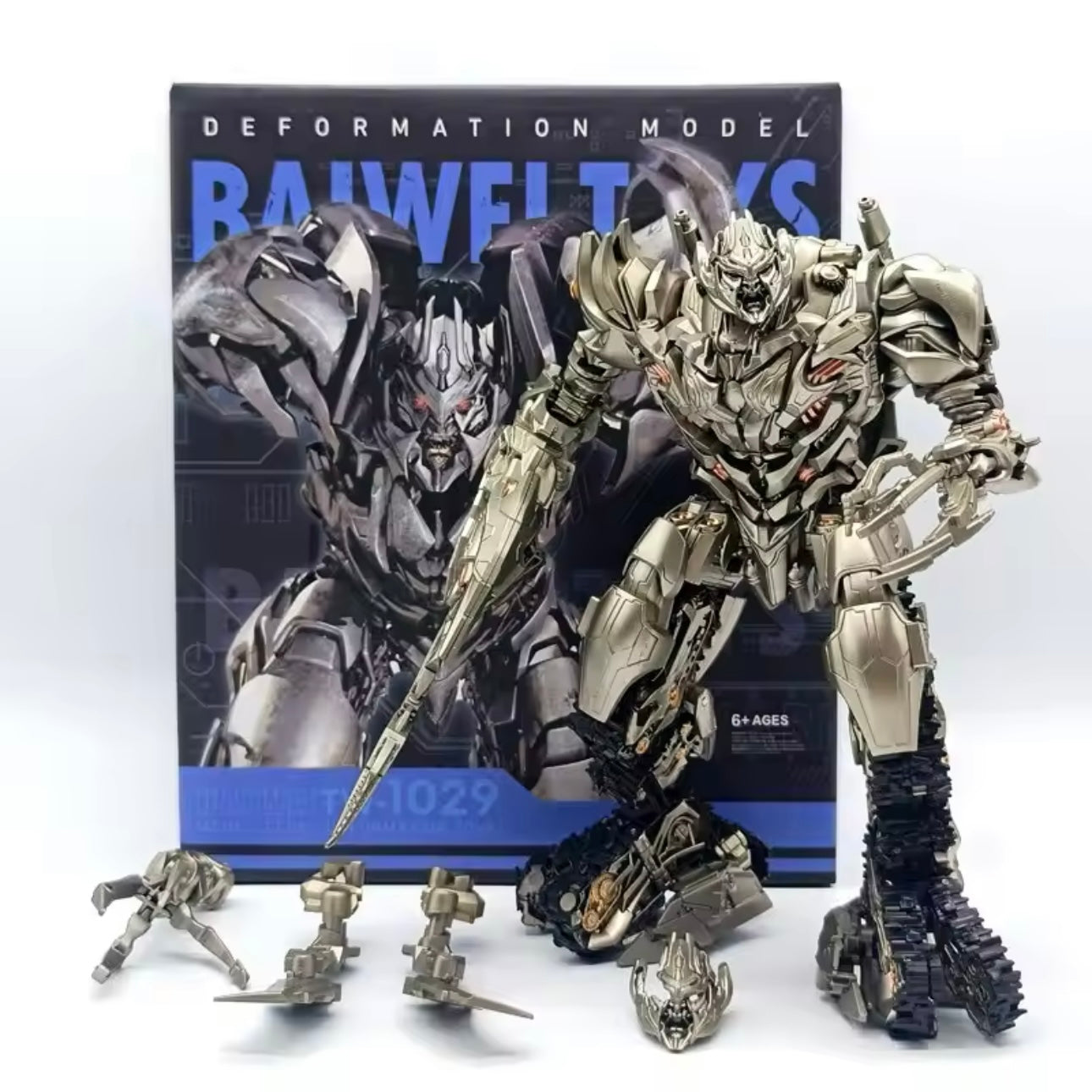 BAIWEI Transformer Move TW-1029 MegaTank 20CM Action Figure Deformation Model