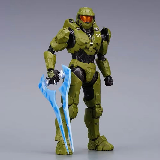 18cm Halo Infinite Master Chief Mjolnir Mark VI Gen.3 Action Figure - Re:Edit 1/12 Scale Collectible