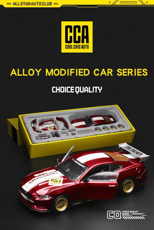 Customizable 1:43 Scale Ford Mustang Model Kit – Premium Alloy DIY Racing Car Collectible for Hobbyists & Enthusiasts