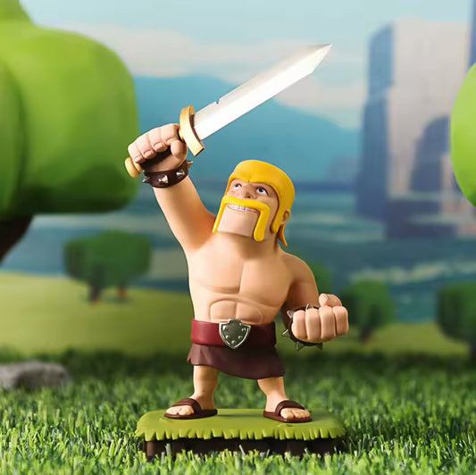 Clash of Clans Barbarian Victory Series Clash Royale Official Genuine Figure Game Model Collection