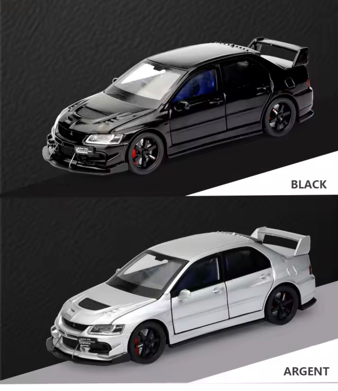 JDM 1:32 Mitsubishi Lancer Evolution IX - Super Racing Diecast Car Model, Metal Alloy Collectible