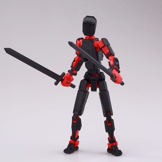 Titan 13: Multi-Jointed 3D Printed Action Figure - Customizable Model Kit