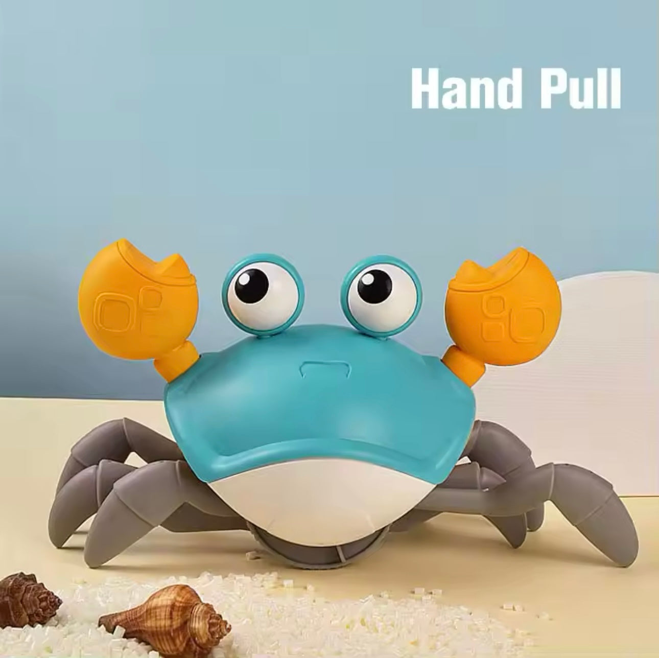 Interactive Dancing Crab Toy – Musical, Light-Up Crawling & Chase Fun for Babies and Toddlers