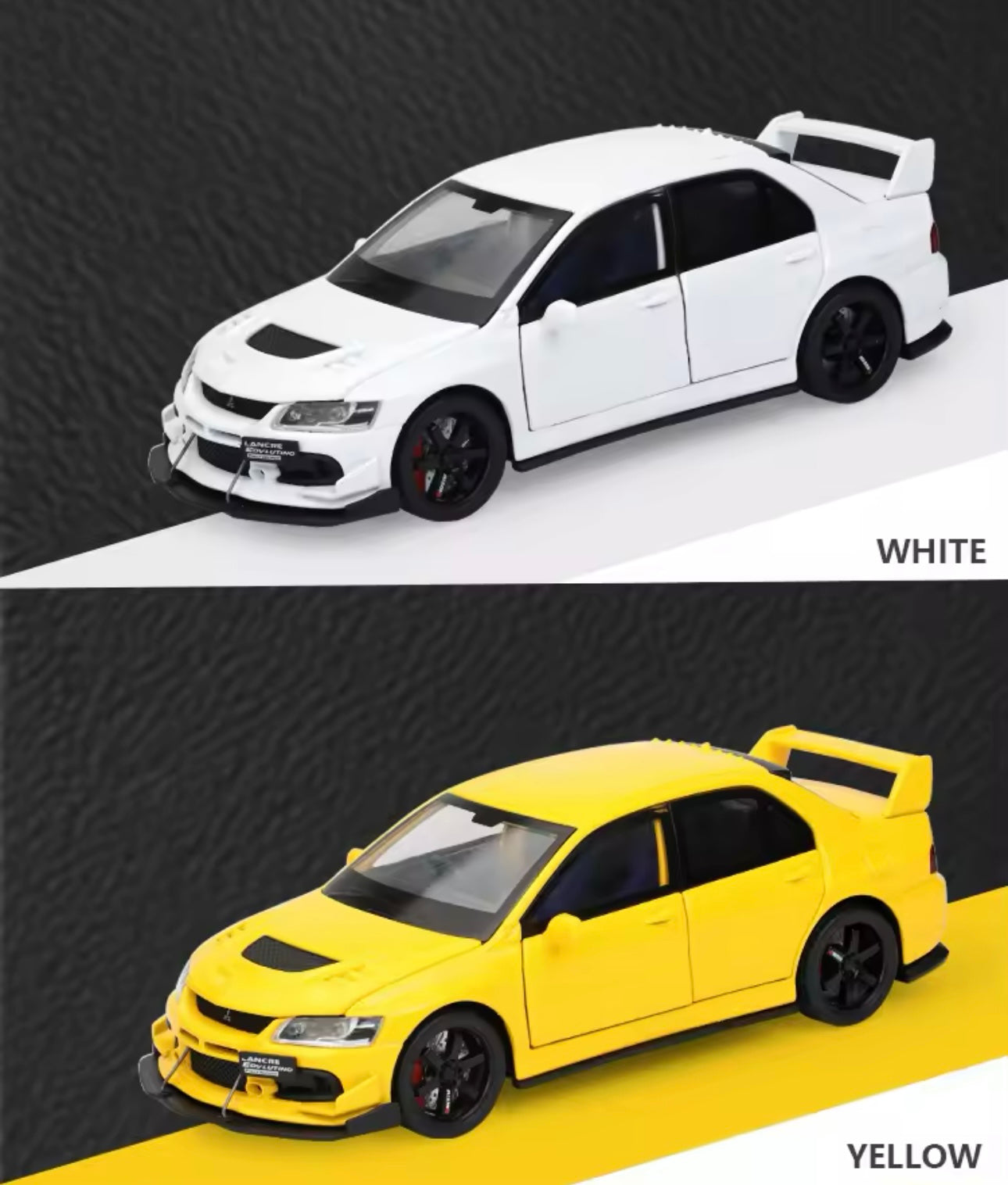 JDM 1:32 Mitsubishi Lancer Evolution IX - Super Racing Diecast Car Model, Metal Alloy Collectible