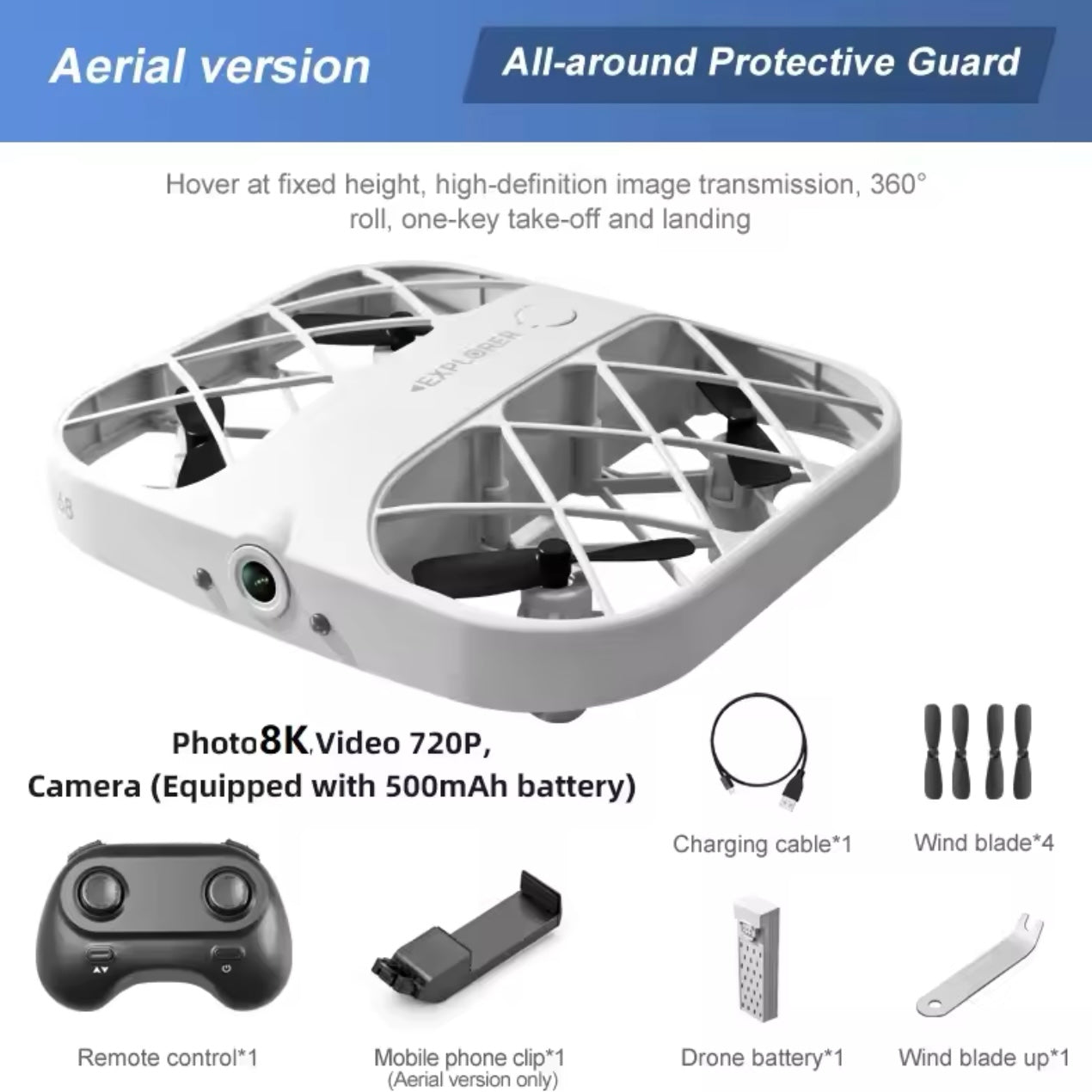 JJRC H107 Drone wifi fpv drones with 4k/8k HD camera