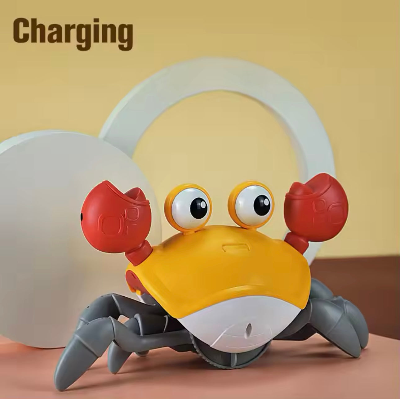 Interactive Dancing Crab Toy – Musical, Light-Up Crawling & Chase Fun for Babies and Toddlers