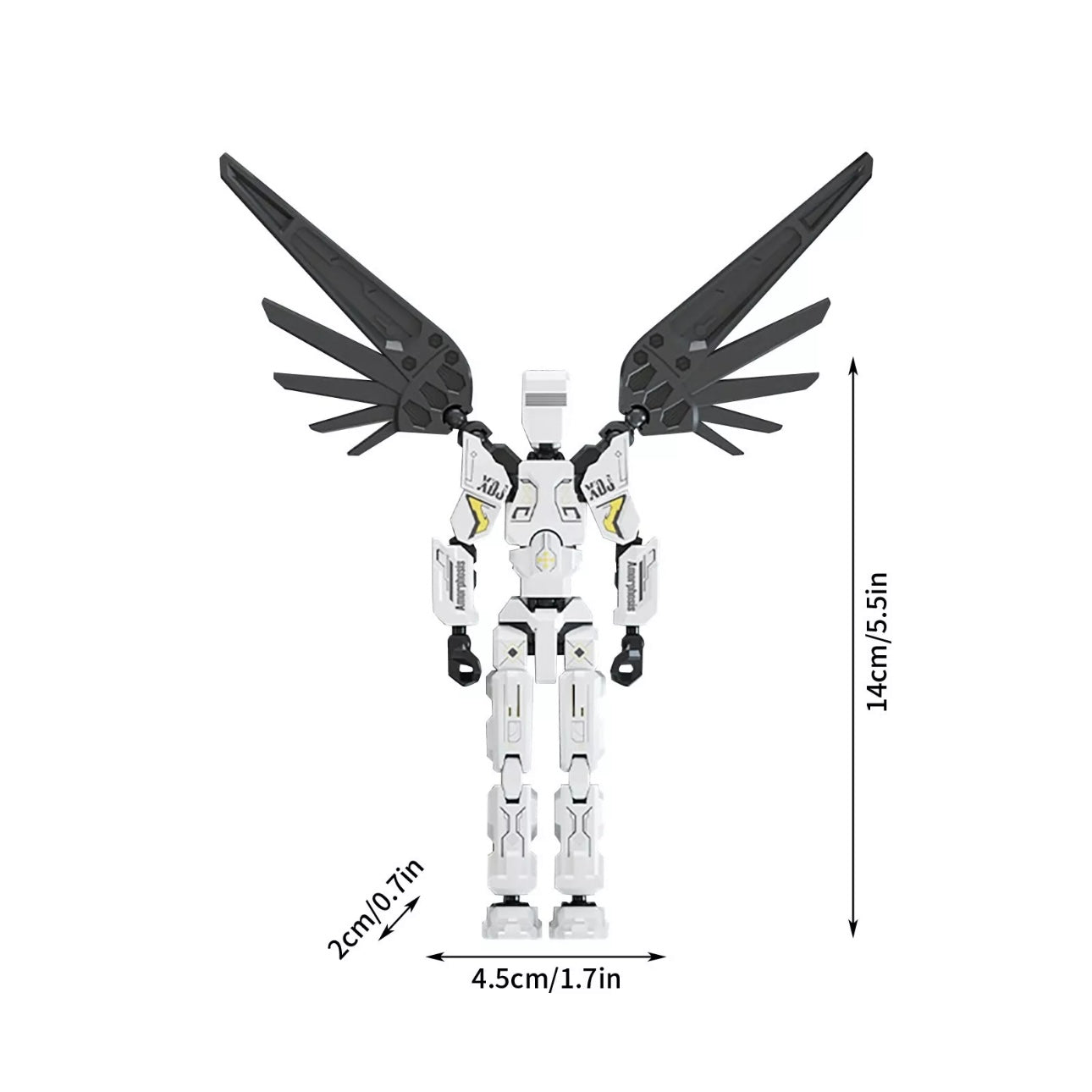 Titan 13 Multi-Jointed Action Figure - Highly Articulated Mech-Style Toy with Cold Weapons