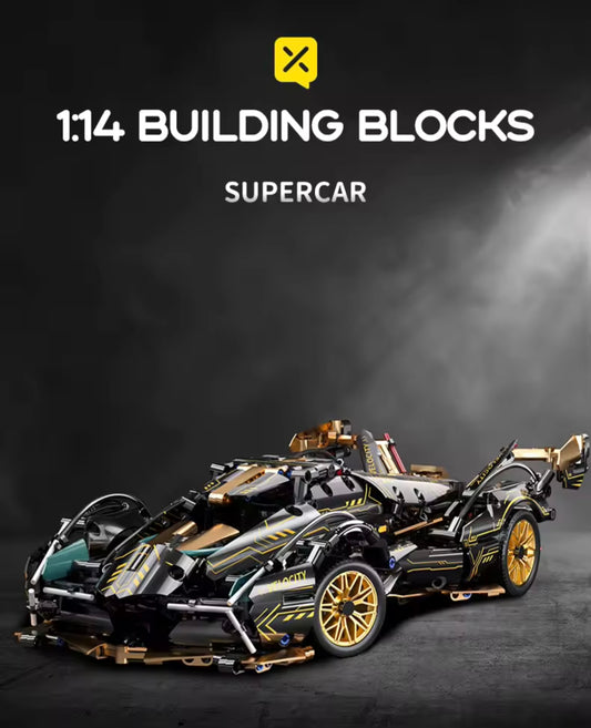 ToylinX 1:14 Supercar Building Block Toy ABS Material