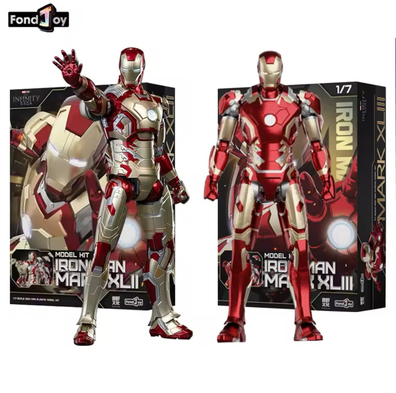 1:7 Scale Original FondJoy Iron Man MARK XL11 DIY Action Figure - Tony Stark Legend Collection - Premium Collectible Model