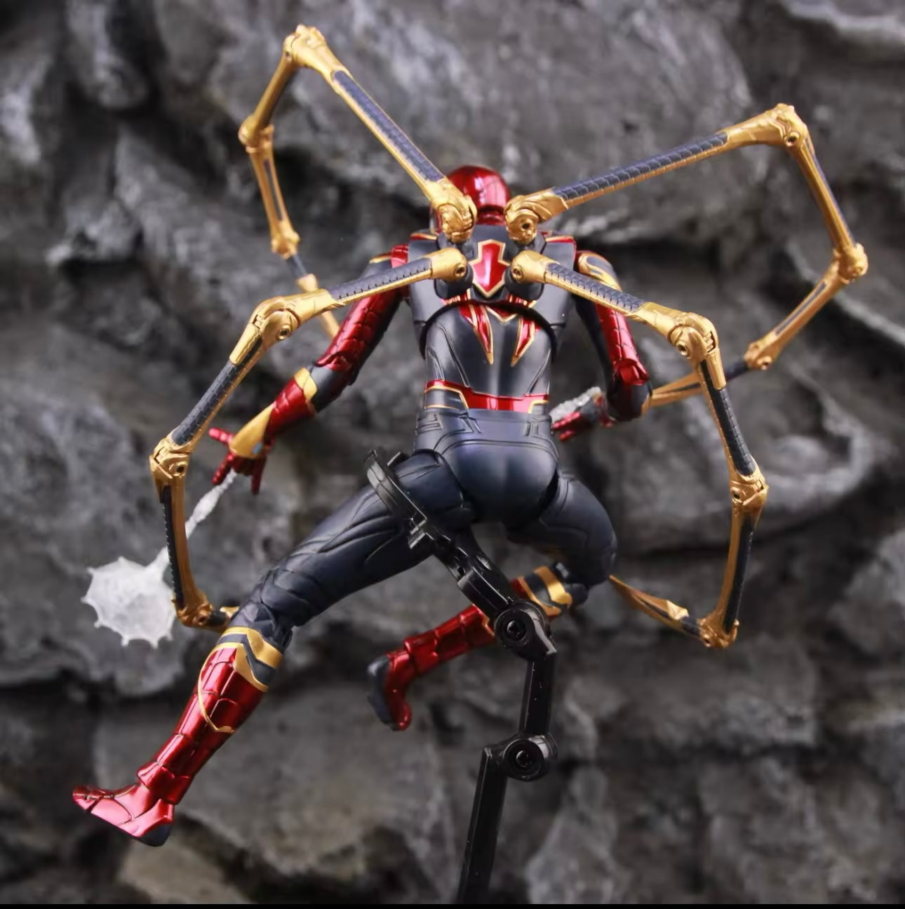 ZD Toys Iron Spider-Man 7’’ Action Figure - Avengers Endgame Marvel Legends Series - Tom Holland Iron Spider Collectible Model