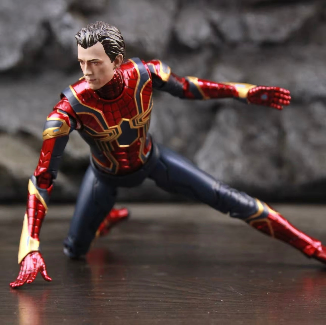 ZD Toys Iron Spider-Man 7’’ Action Figure - Avengers Endgame Marvel Legends Series - Tom Holland Iron Spider Collectible Model