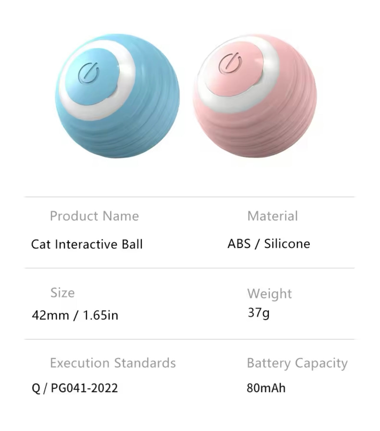 Automatic Moving Cat Toy - Interactive Rolling Rechargeable Ball for Active Pets | Pet Supplies & Accessories