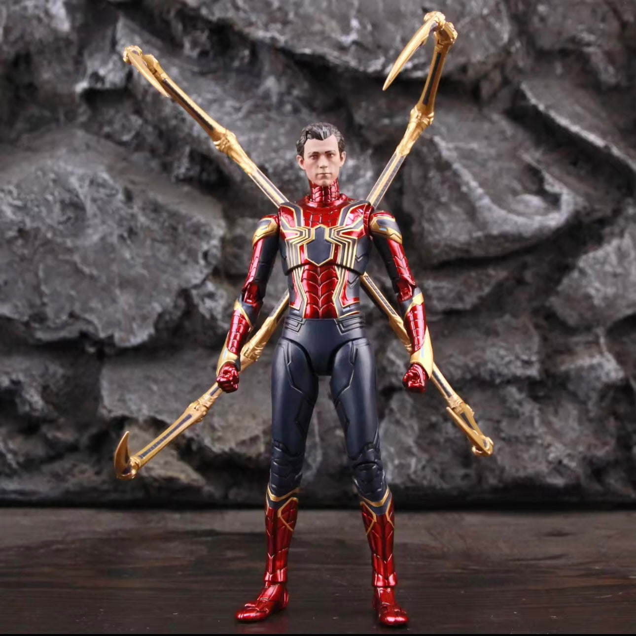 ZD Toys Iron Spider-Man 7’’ Action Figure - Avengers Endgame Marvel Legends Series - Tom Holland Iron Spider Collectible Model