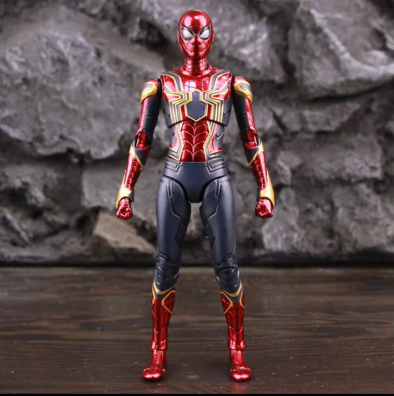 ZD Toys Iron Spider-Man 7’’ Action Figure - Avengers Endgame Marvel Legends Series - Tom Holland Iron Spider Collectible Model