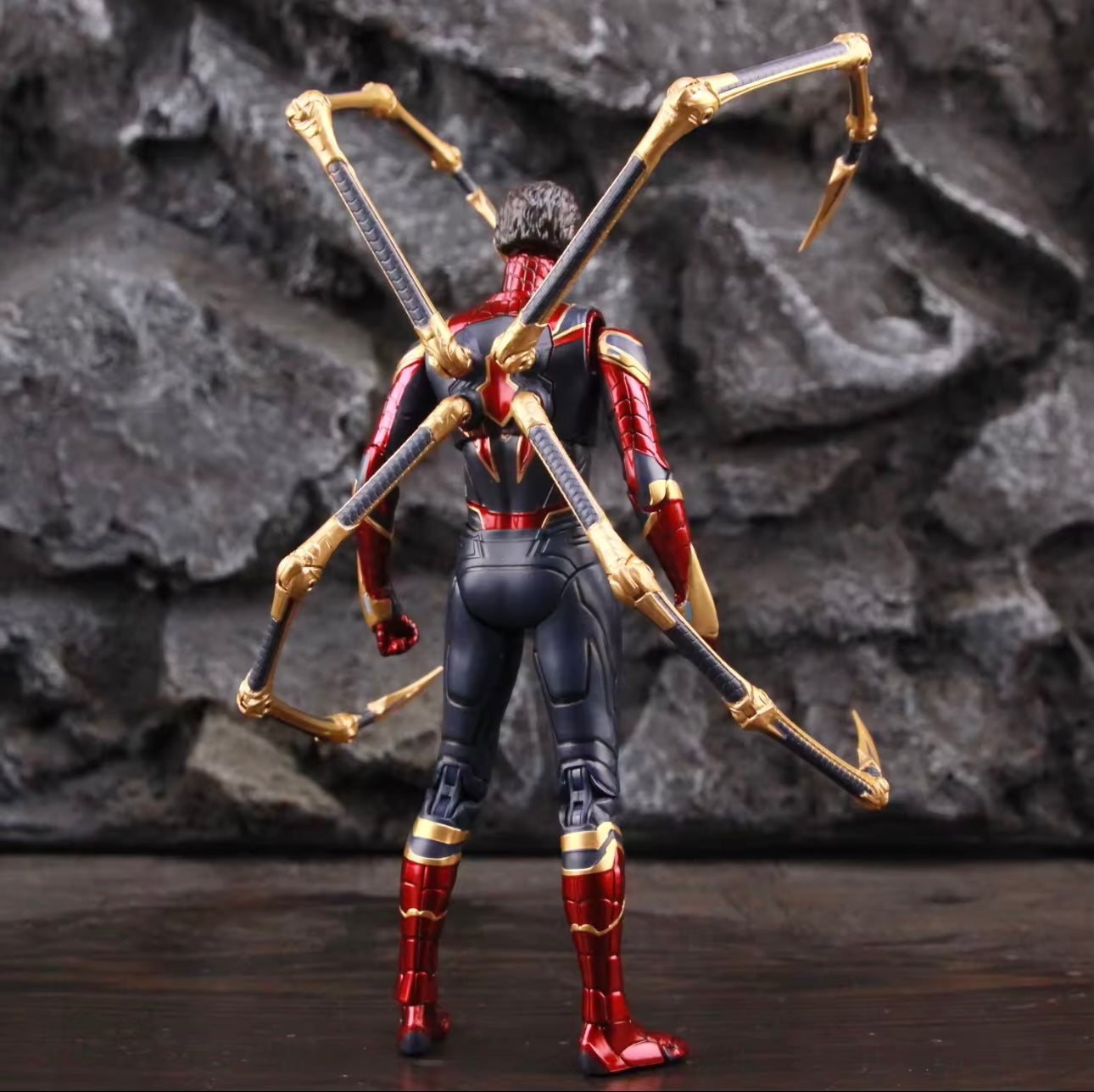 ZD Toys Iron Spider-Man 7’’ Action Figure - Avengers Endgame Marvel Legends Series - Tom Holland Iron Spider Collectible Model