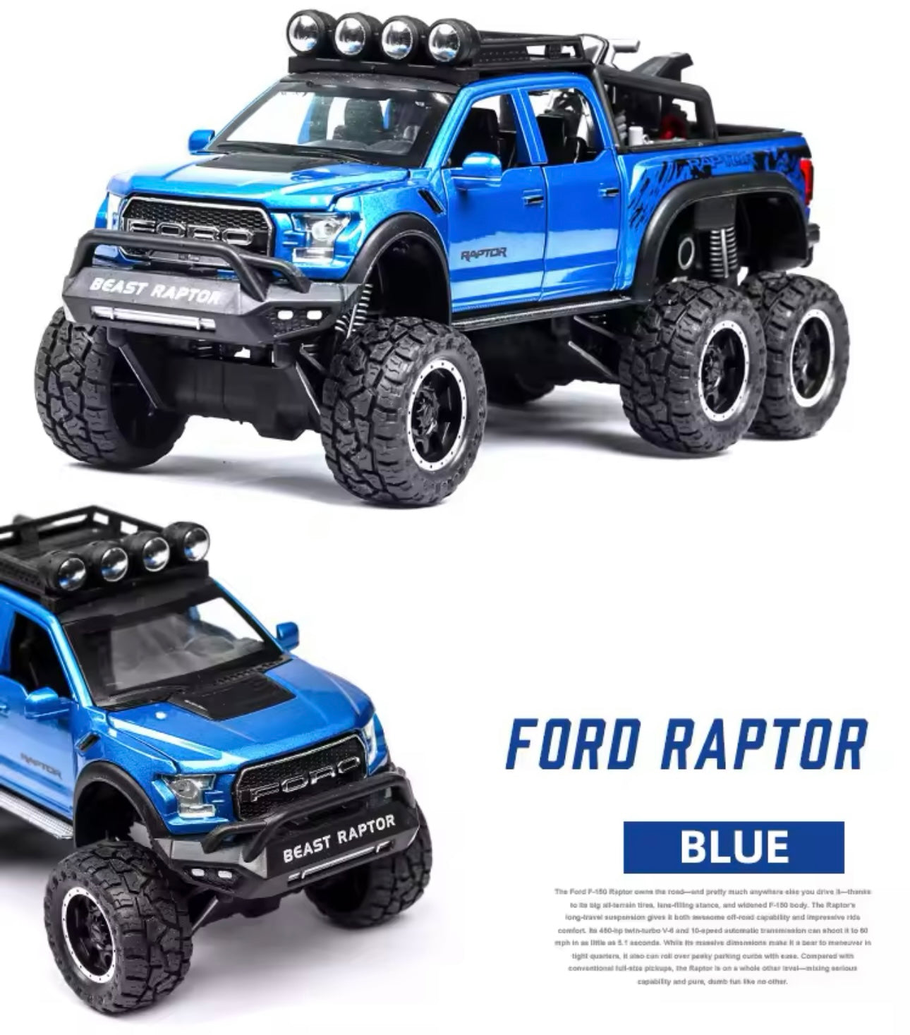 1:24 Ford F150  with Sound & Light - Perfect Gift for Boys